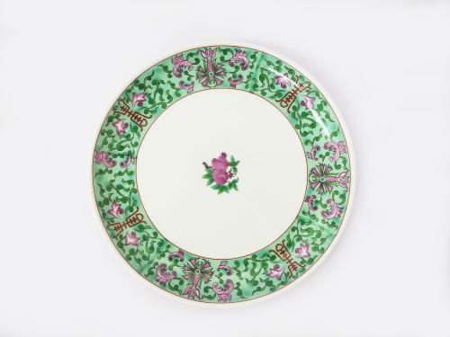 緑彩宝華メタ玉皿(8寸・9寸・10寸)