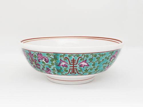 緑彩宝華高台丼(6.3寸・6.8寸)