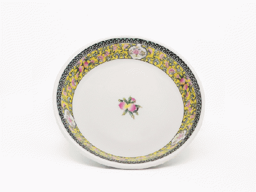 桃彩園4.5寸深皿(約14×3㎝)