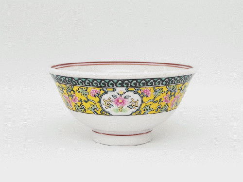 桃彩園3.6寸スープ椀(約11.5×5.8㎝)