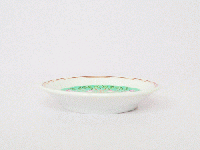 緑彩宝華4.0丸皿(約13×2.5㎝)