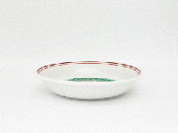 緑彩宝華4.5寸深皿(約14×3㎝)